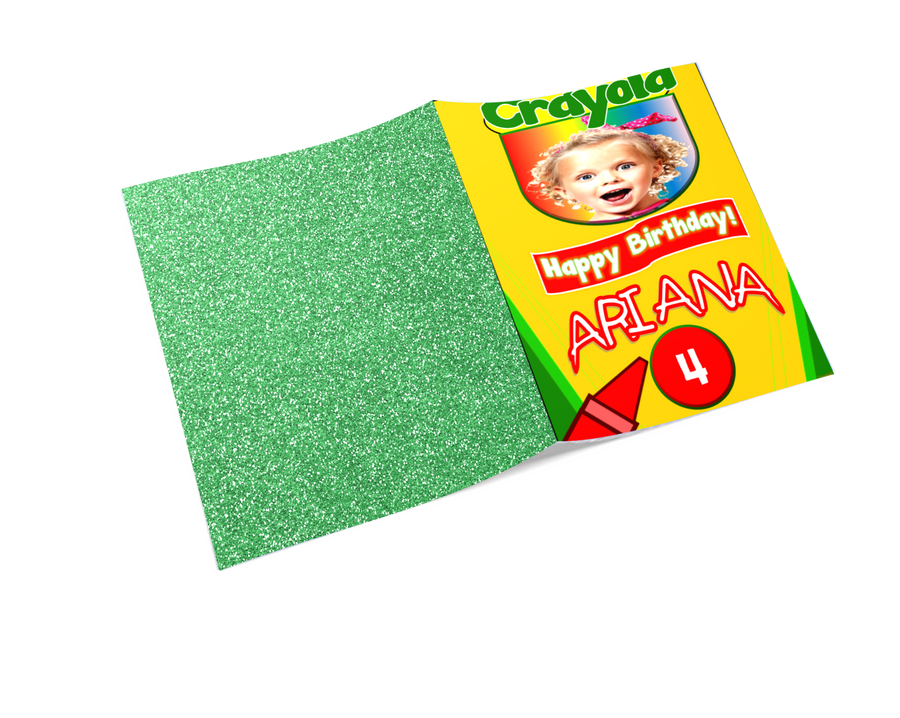 Coloring Book Party Favor - Publisher Template and Mock Up Personalized