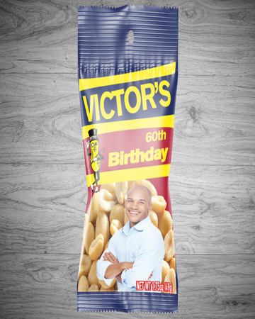 Peanut Bag Party Favor Template and Mock-Up Photoshop