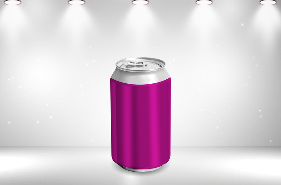 Soda Pop Can Template and Mock Up - Publisher DIY