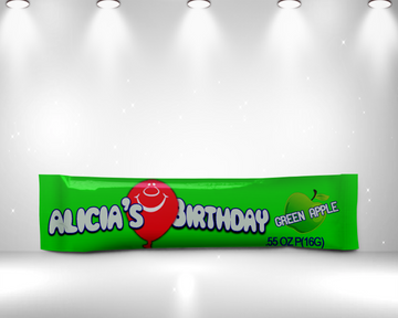 Sour Taffy Wrapper - Photoshop Template and Mock Up Personalized