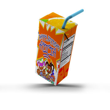 Juice Box - Publisher Template and Mock Up Personalized